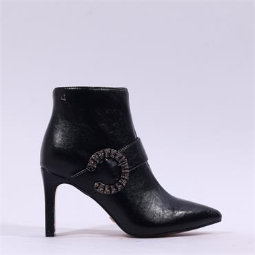 Una Healy Perfect Match Brooch Heel Boot - Vinyl
